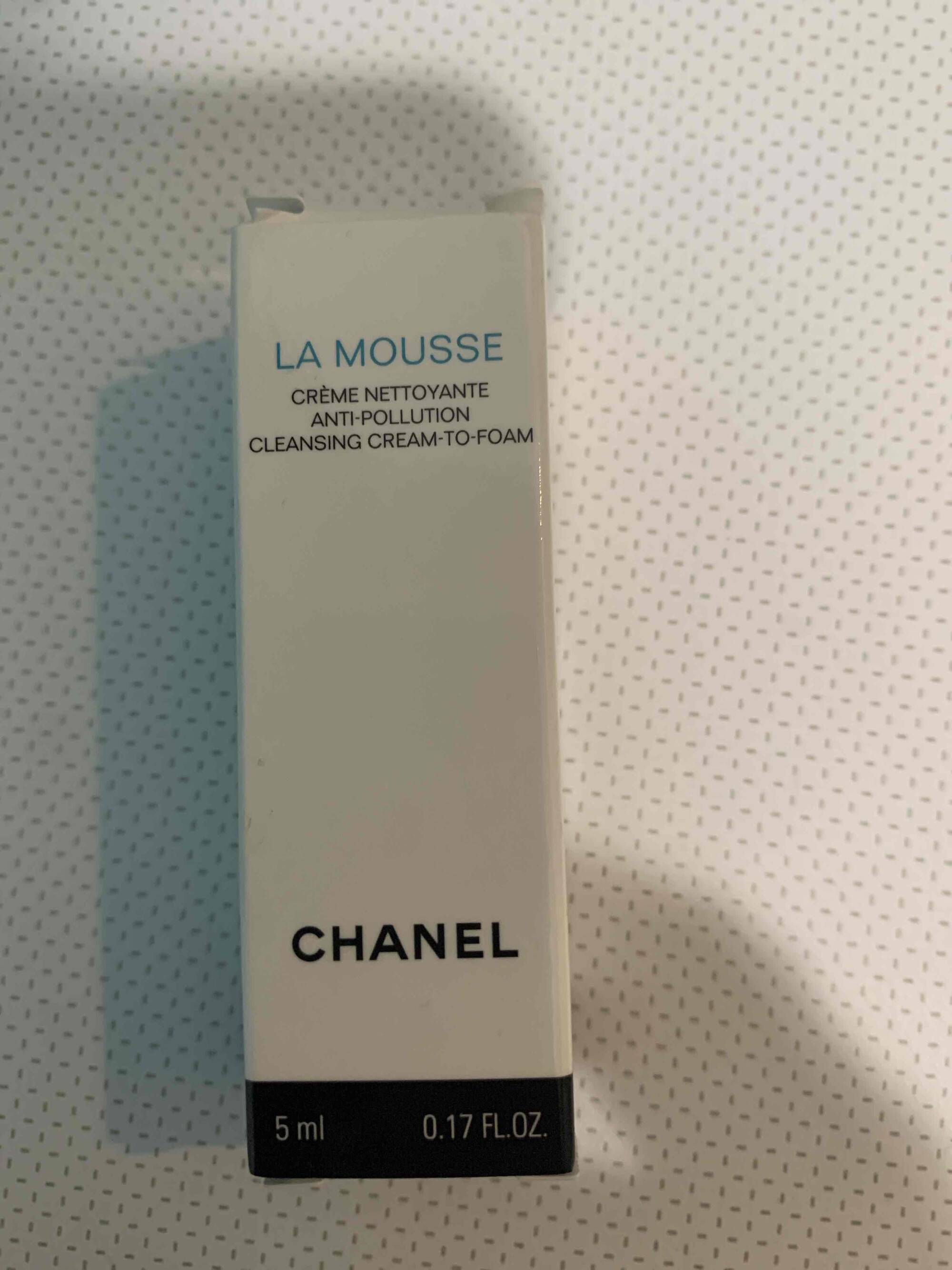 CHANEL - La mousse - Crème nettoyante anti pollution