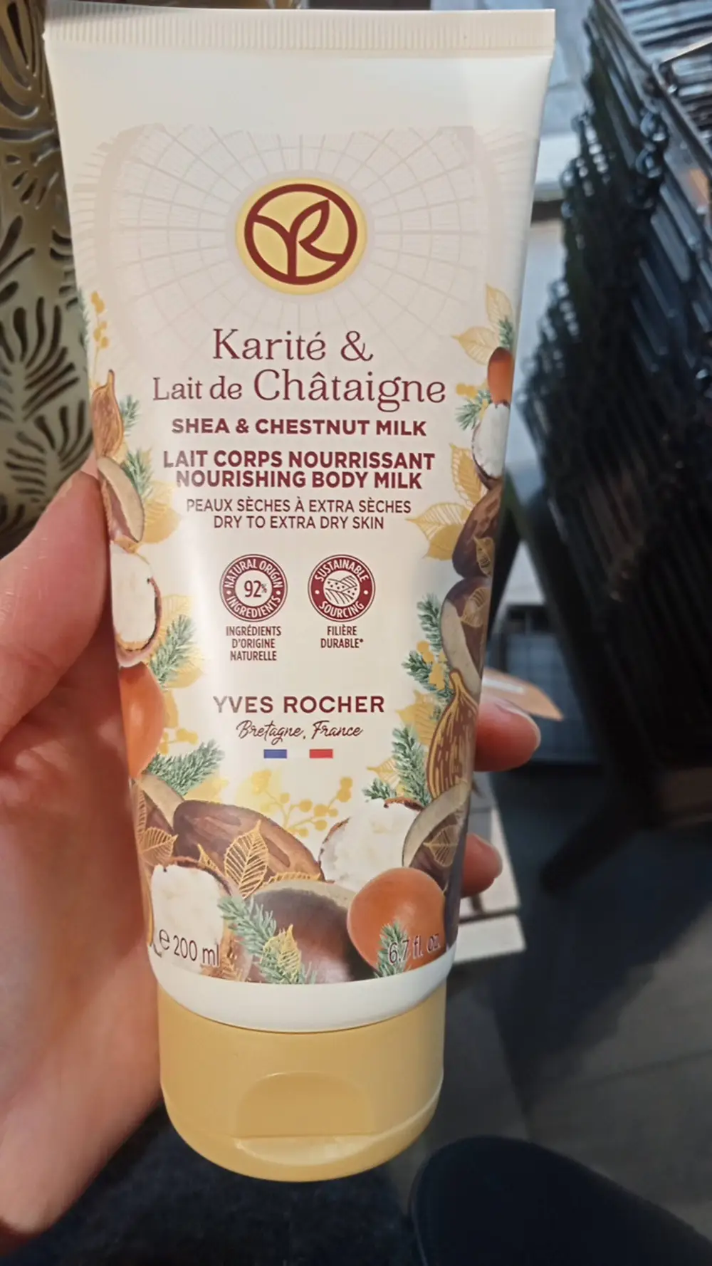 YVES ROCHER - Karité et lait de châtaigne - Lait corps nourrissant