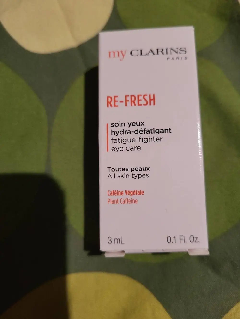 CLARINS - Re-fresh - Soin yeux hydra-défatigant