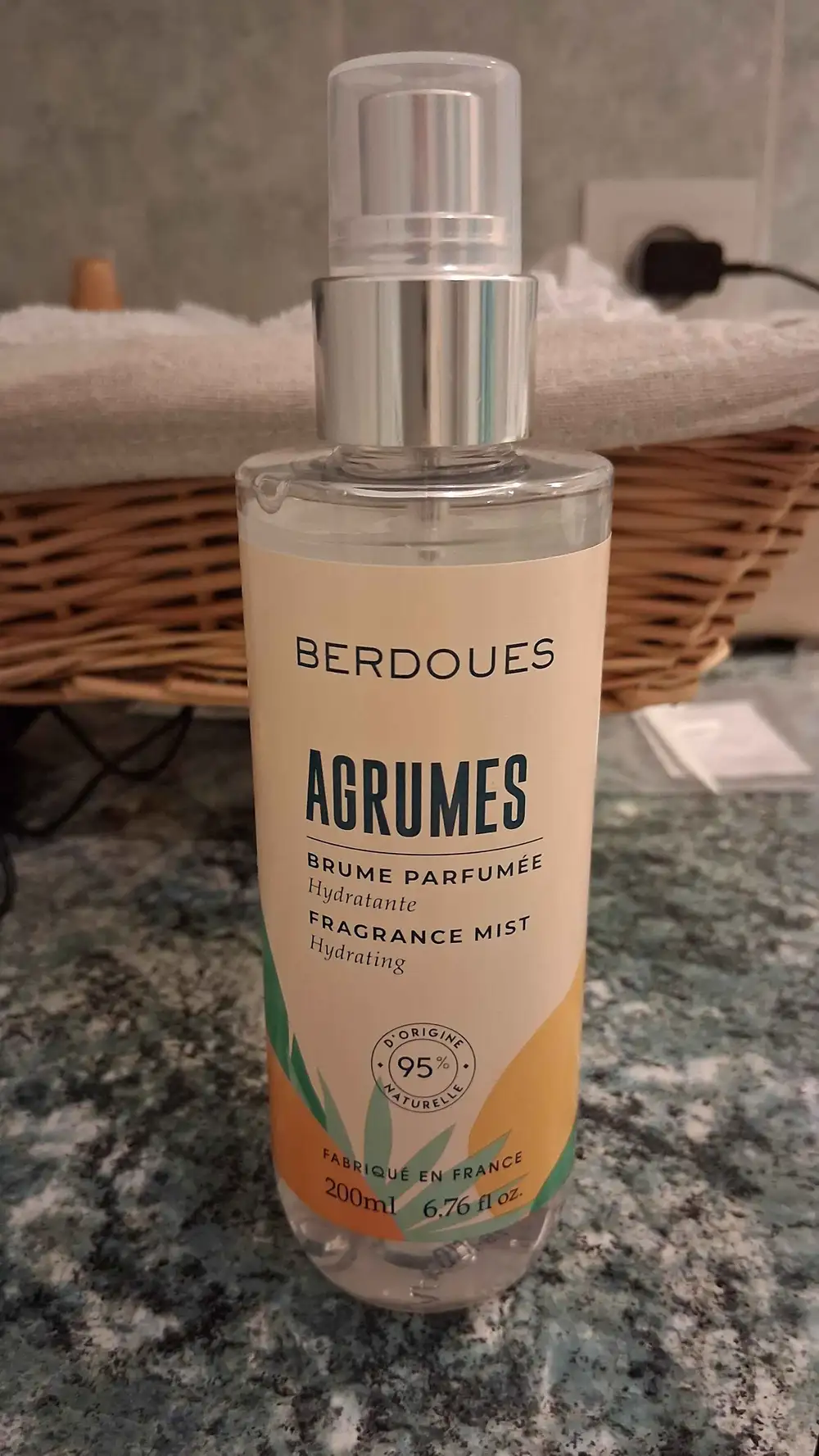BERDOUES - Agrumes - Brume parfumée hydratante