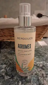 BERDOUES - Agrumes - Brume parfumée hydratante