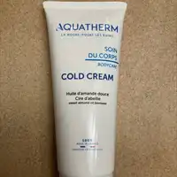 AQUATHERM - Cold cream - Soin du corps