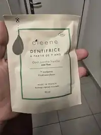 CLEENE - Dentifrice goût menthe fraîcher à partir de 7 ans