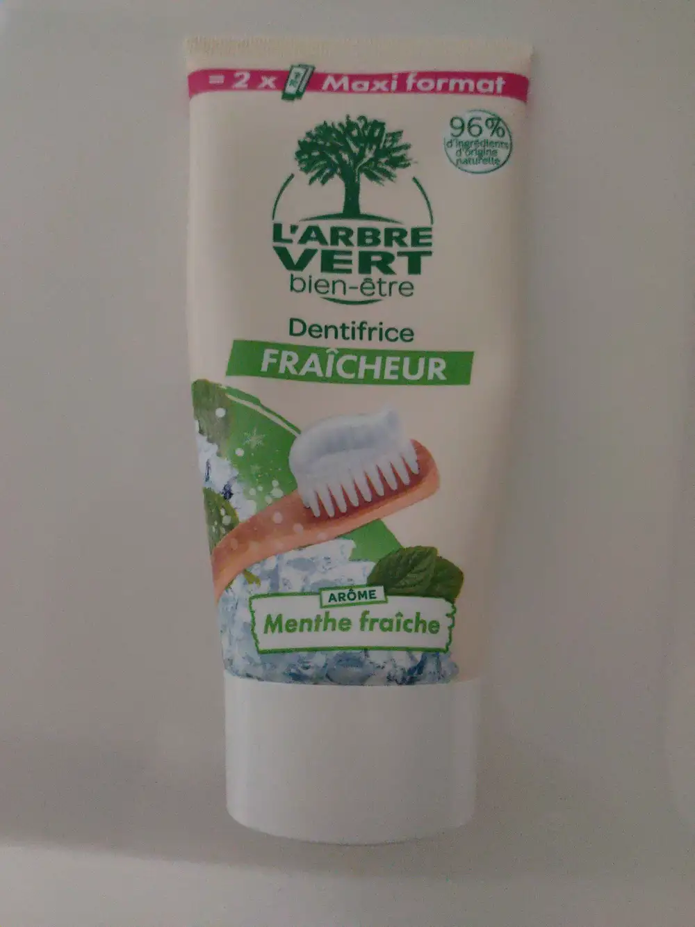 L'ARBRE VERT - Menthe fraîche - Dentifrice fraîcheur