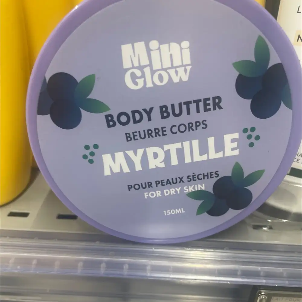 MINI GLOW - Beurre corps myrtille pour peaux sèches