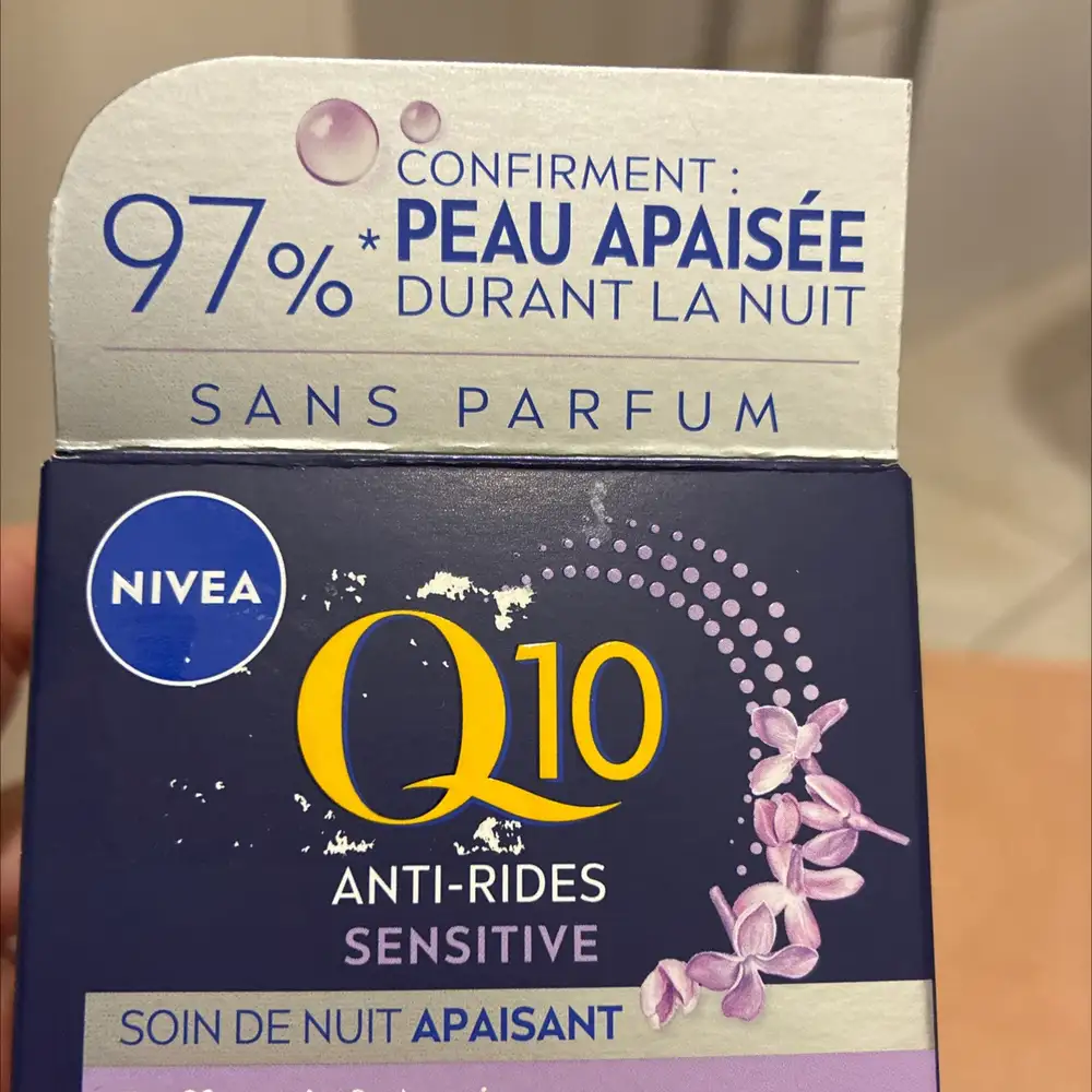 NIVEA - Q10 Anti-rides sensitive - Soin de nuit apaisant