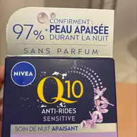 NIVEA - Q10 Anti-rides sensitive - Soin de nuit apaisant
