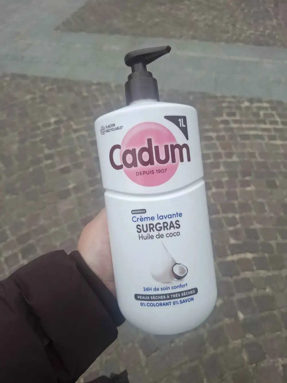 CADUM - Crème lavante surgras huile de coco