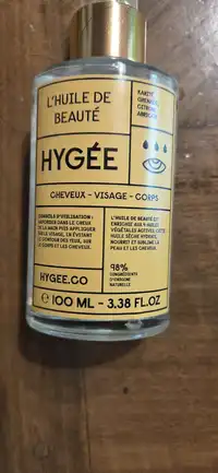 HYGEE.CO - Huile de beauté cheveux, visage et corps