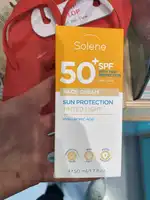 SOLENE - Face cream sun protection tinted light SPF50+