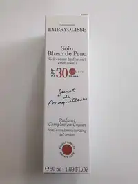 EMBRYOLISSE - Soin blush de peau - Gel-crème hydratant SPF30