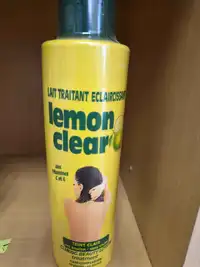 UNIPARCO - Lemon clear - Lait traitant eclaircissant