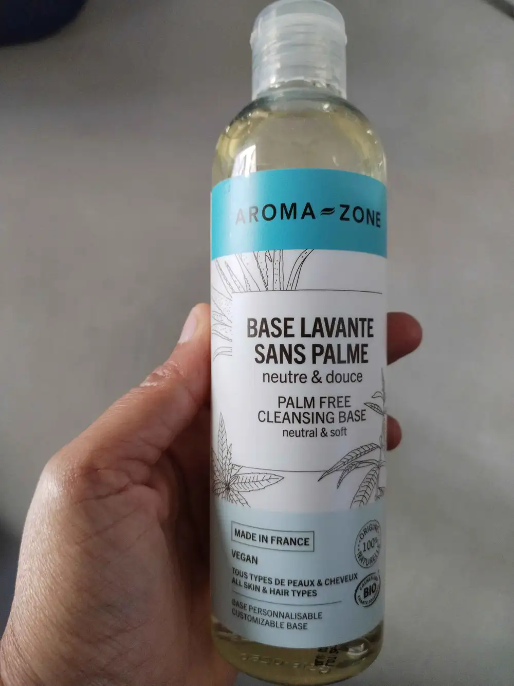 AROMA-ZONE - Base lavante sans palme 