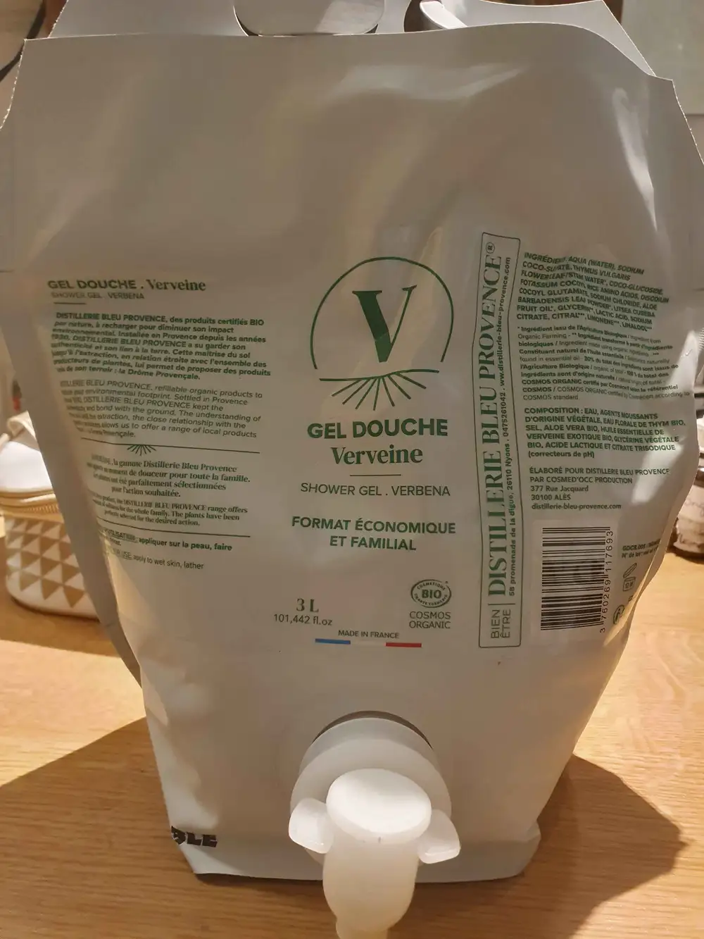 DISTILLERIE BLEU PROVENCE - Gel douche verveine