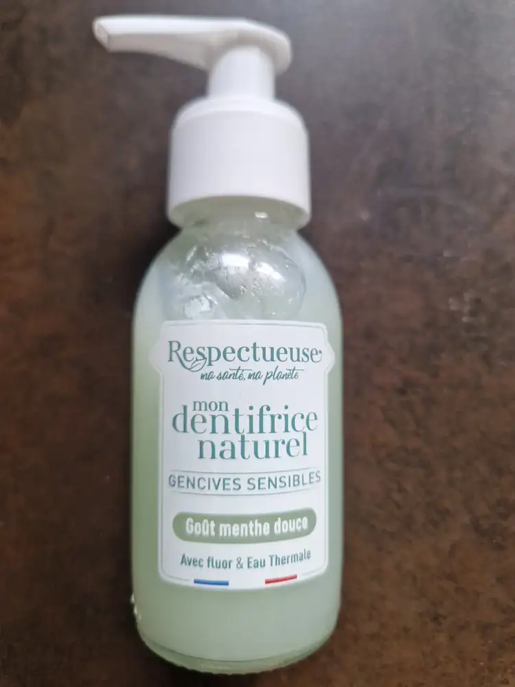 RESPECTUEUSE - Mon dentifrice naturel goût menthe douce