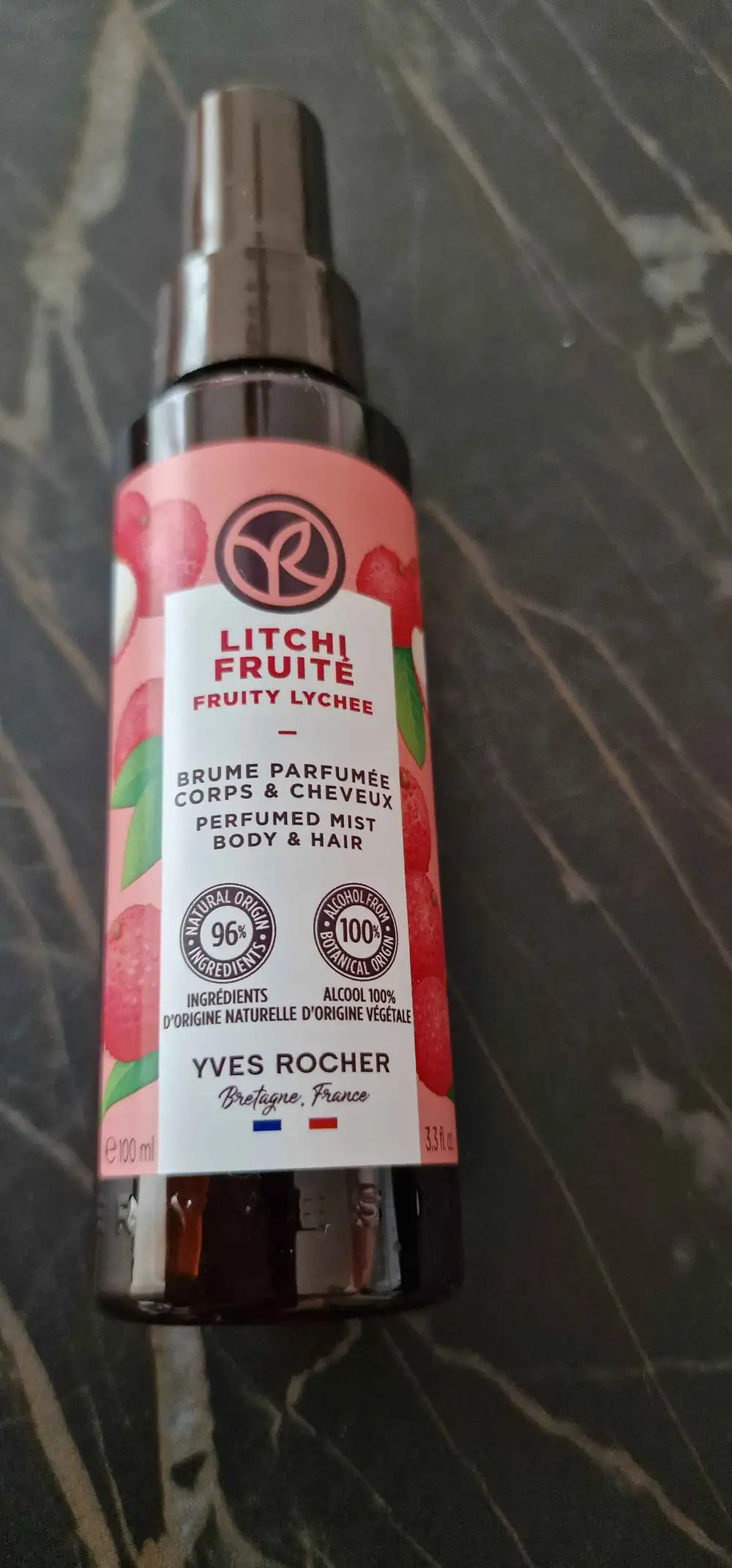 YVES ROCHER - Litchi fruité - Brume parfumée corps &cheveux 