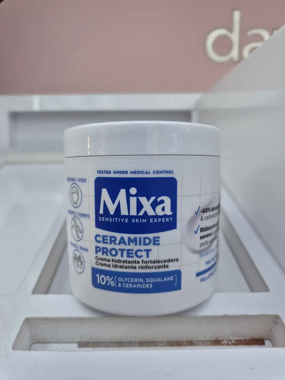 MIXA - Ceramide protect - Crema hidratante fortalecedora