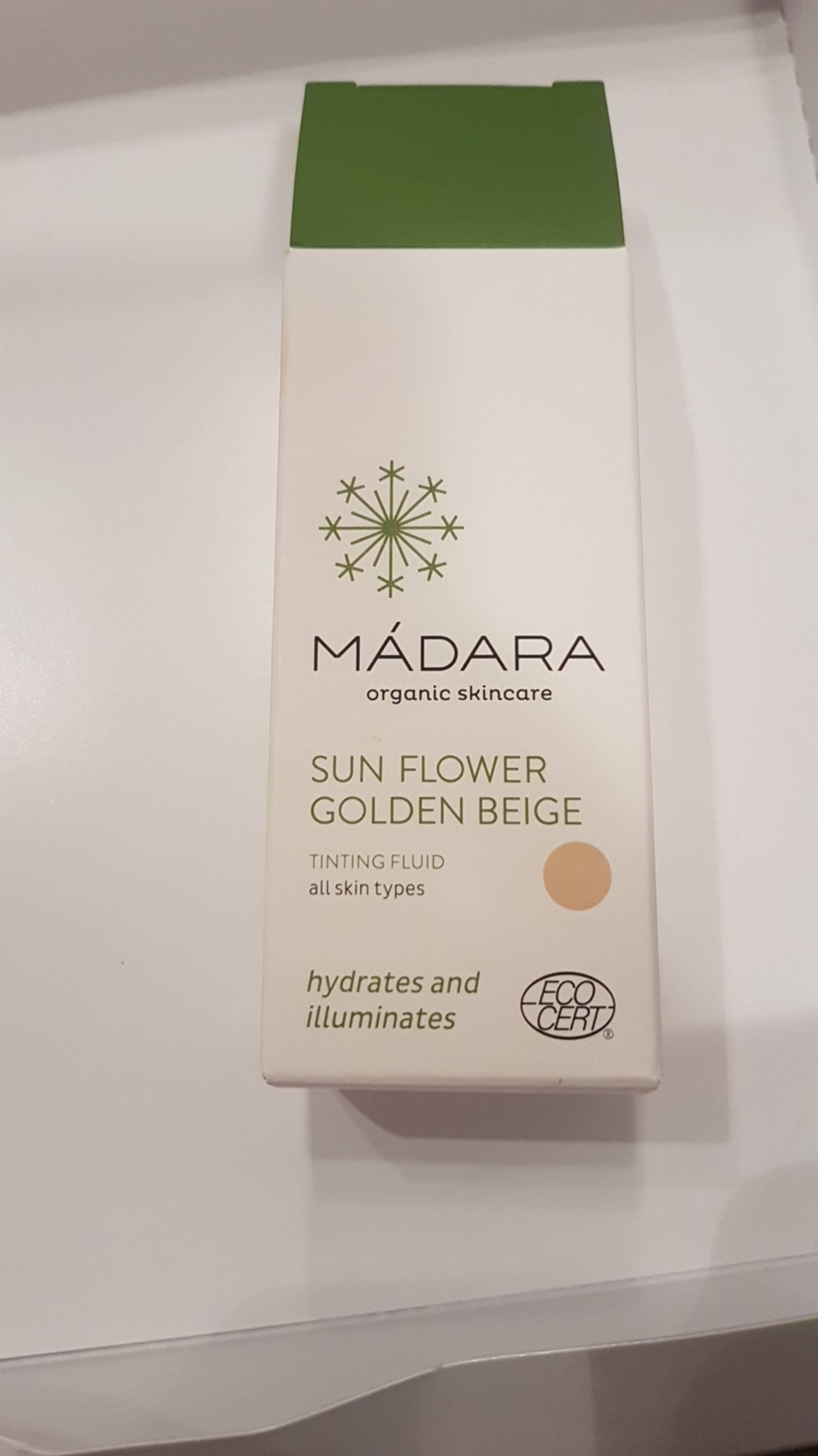 MÁDARA - Sun flower golden beige - Tinting fluid