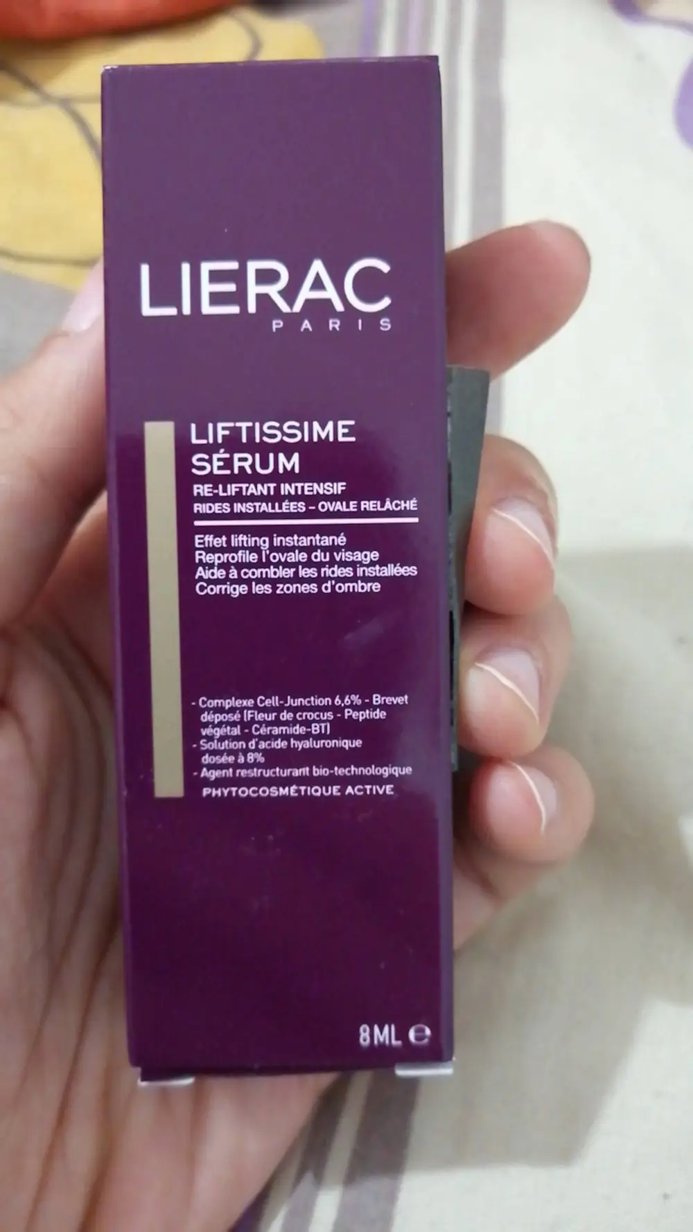 LIÉRAC - Liftissime sérum rides installées