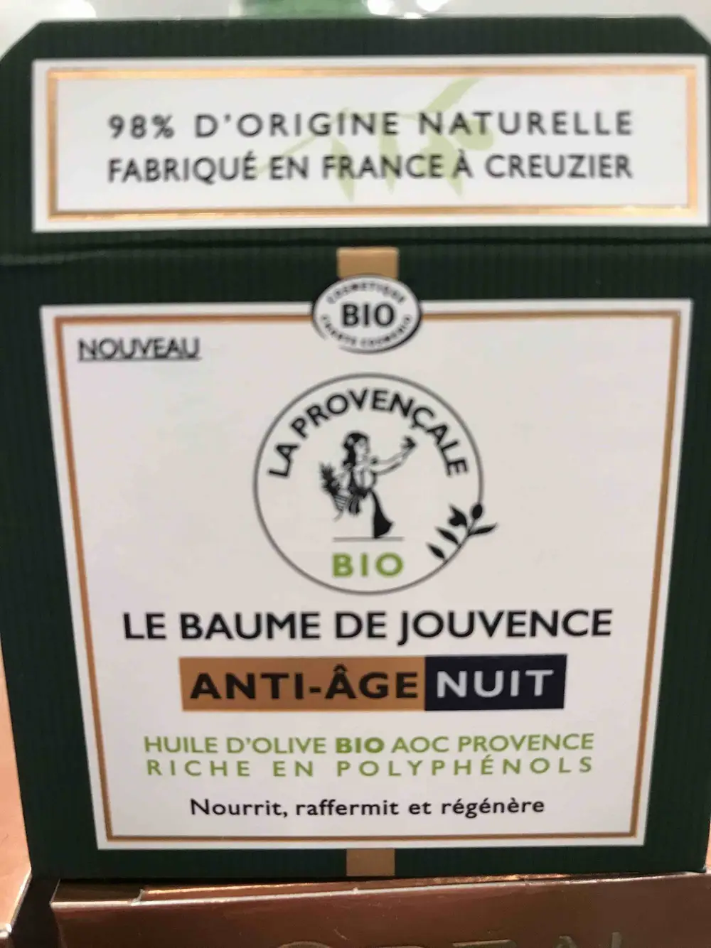 LA PROVENÇALE - Bio - Le baume de jouvence anti-âge nuit