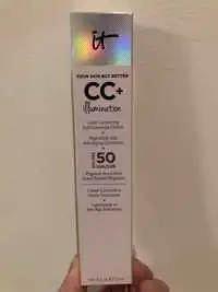 IT COSMETICS - CC+ illumination spf 50 - Crème correctrice + Hydratante et anti-âge anticernes