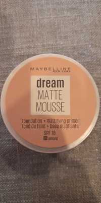 MAYBELLINE NEW YORK - Dream Matte mousse - Fond de teint 55 almond