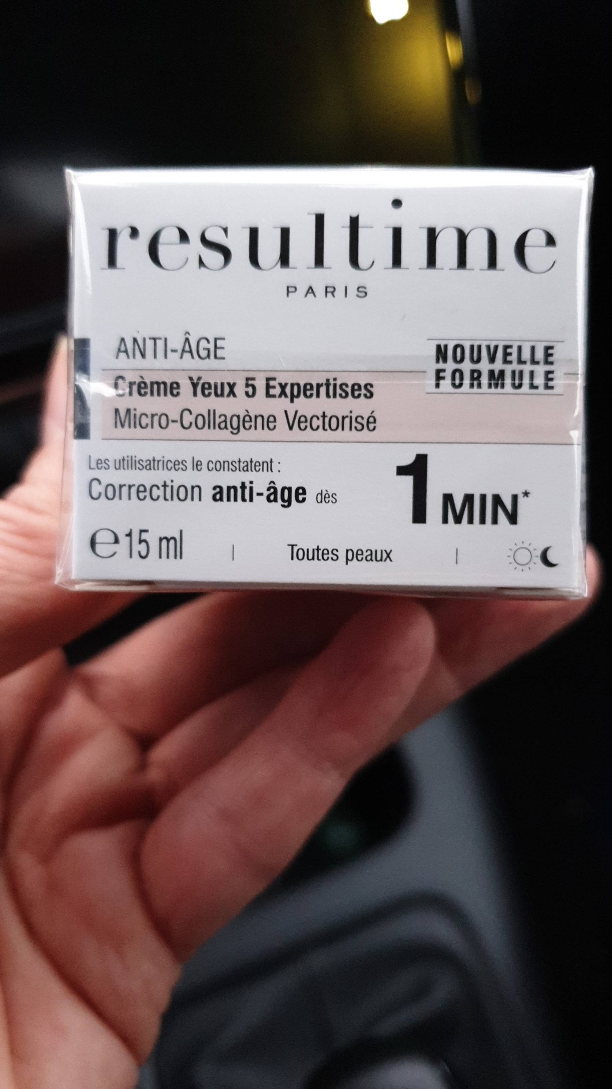 RESULTIME - Anti-âge - Crème yeux 5 expertises