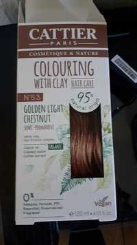 CATTIER - Colouring with clay - Semi-permanent n° 53 Golden light chestnut 
