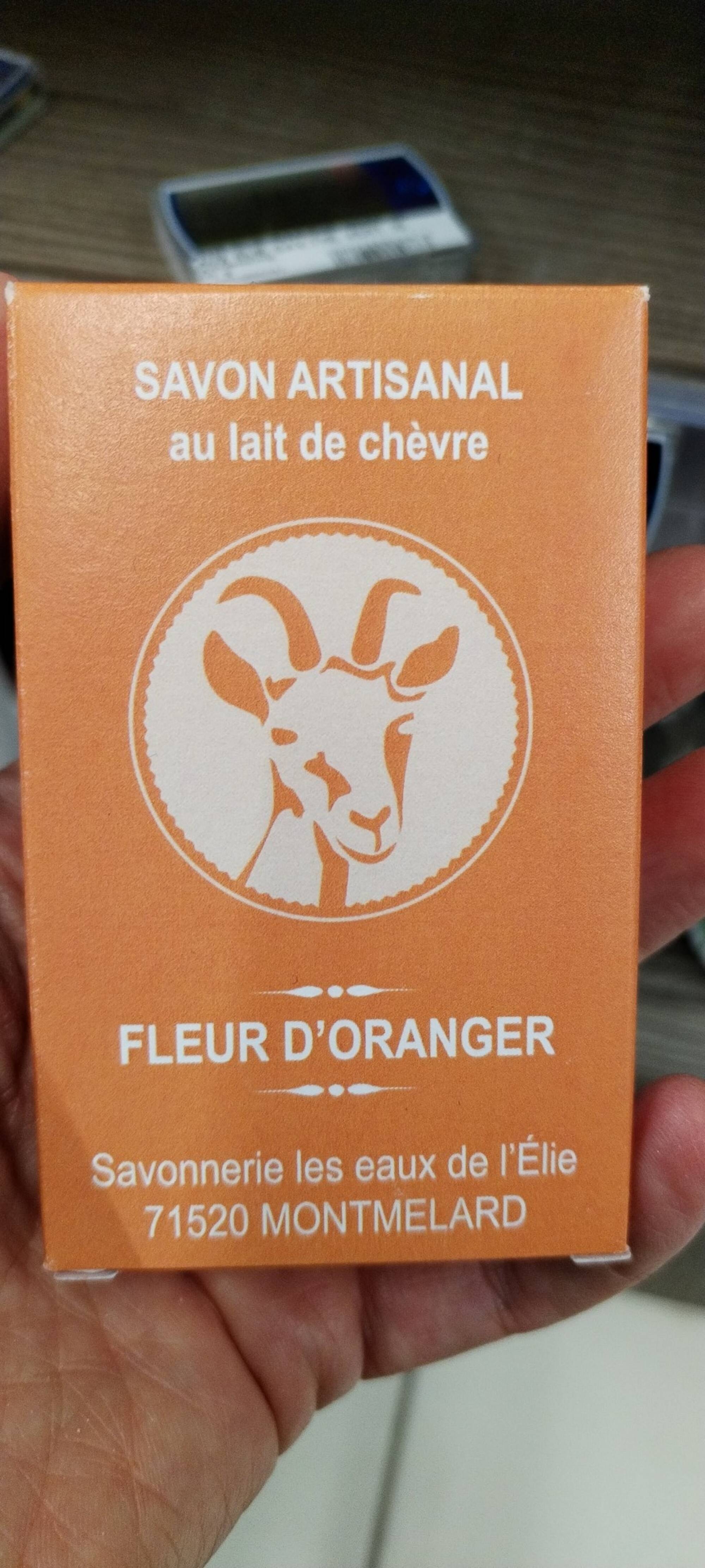 SAVONNERIE LES EAUX DE L'ELIE - Fleur d'oranger - Savon artisanal au lait de chèvre