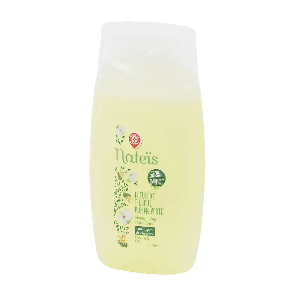 MARQUE REPÈRE - Mini voyage shampooing tilleul pomme - 100 ml