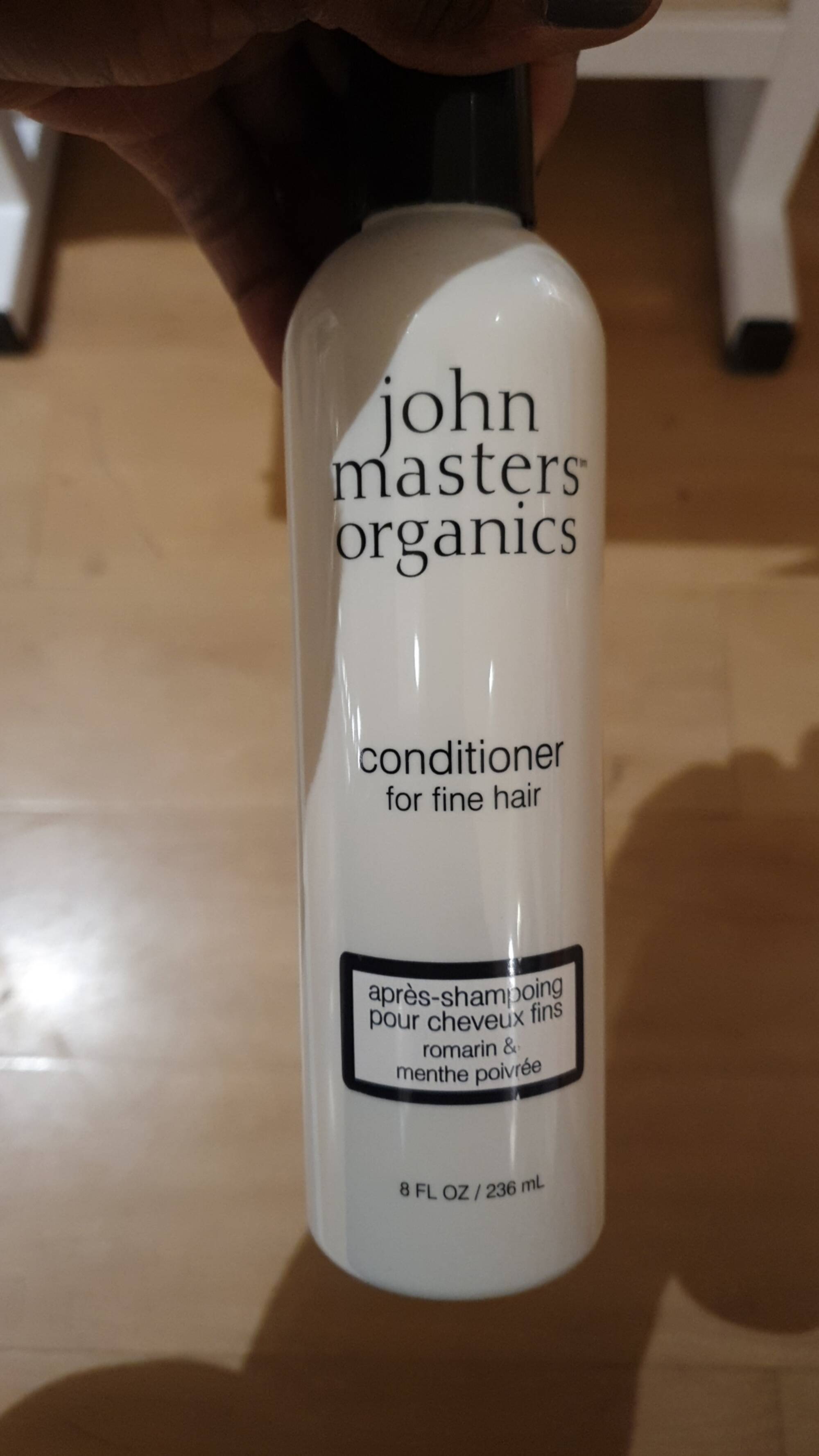 JOHN MASTERS ORGANICS - Après-shampoing pour cheveux fins romarin & menthe poivrée