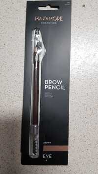 MAX & MORE COSMETICS - Brow pencil with brush