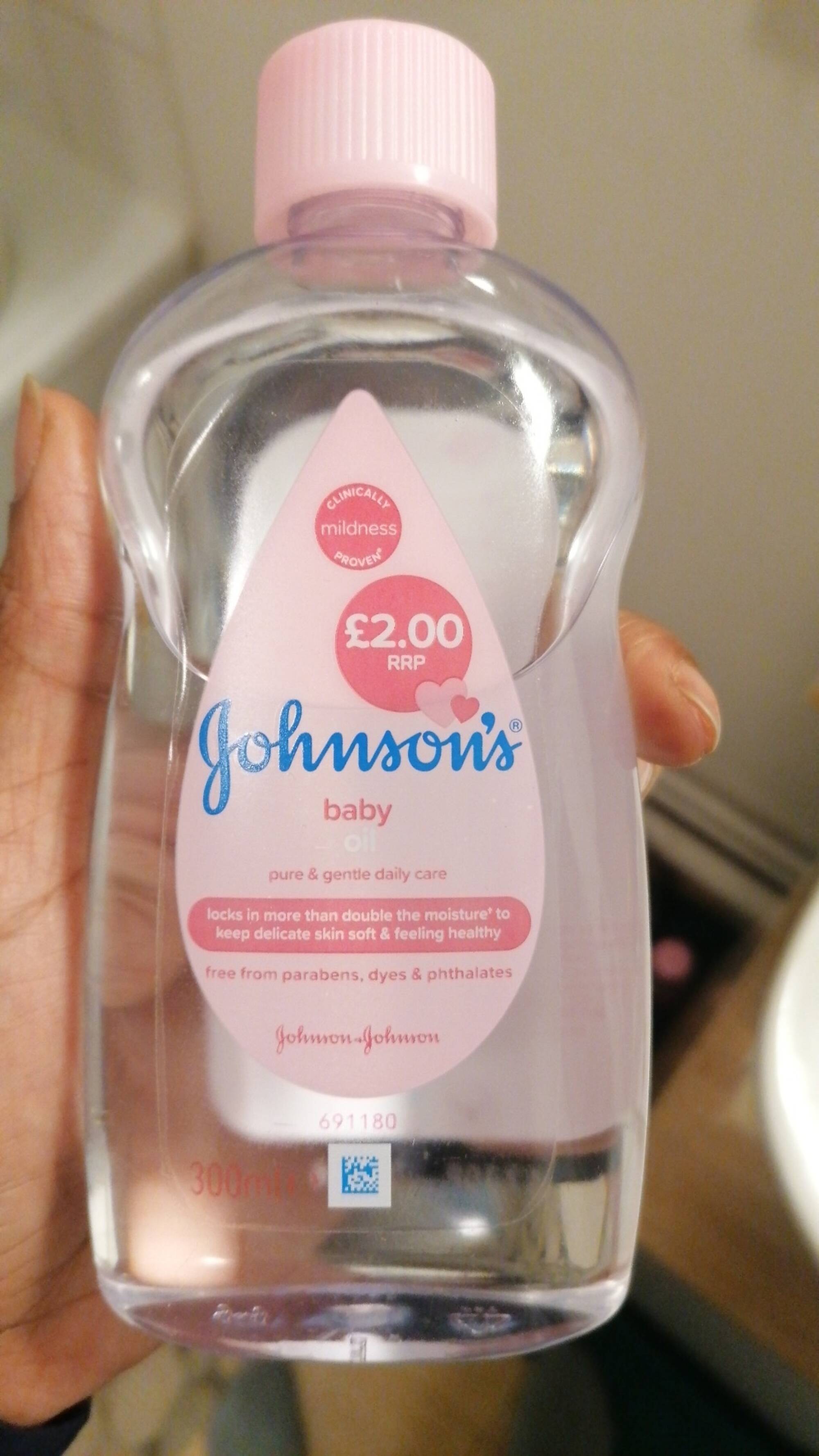 JOHNSON'S - Baby oil pure & gentle daily care
