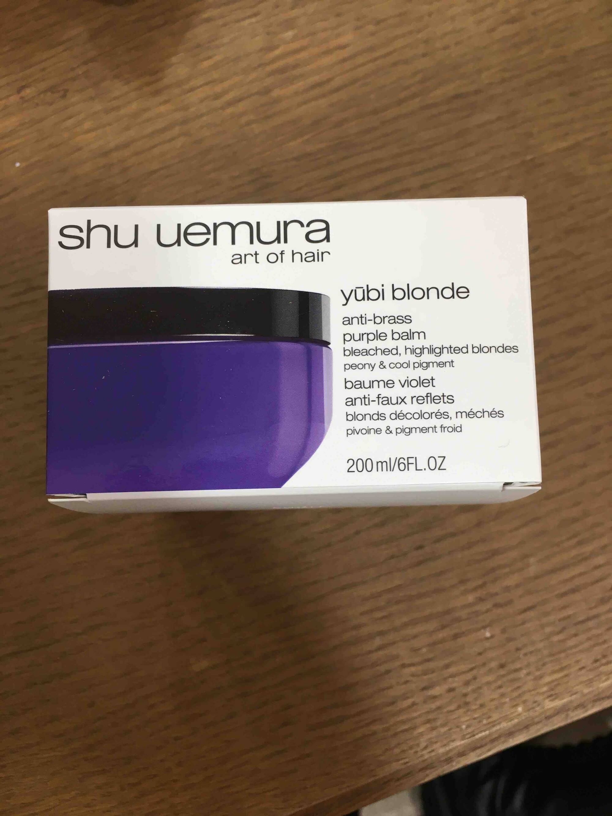 SHU UEMURA - Yubi blonde - Baume violet anti-faux reflets