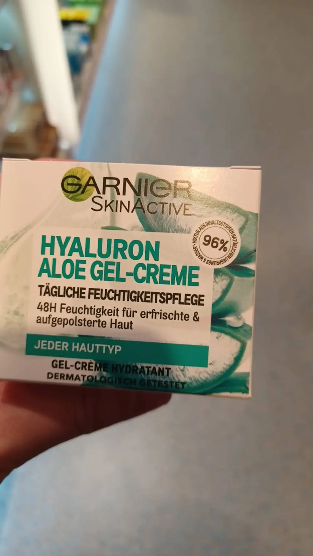 GARNIER - Gel crème hydratant à l'aloe vera