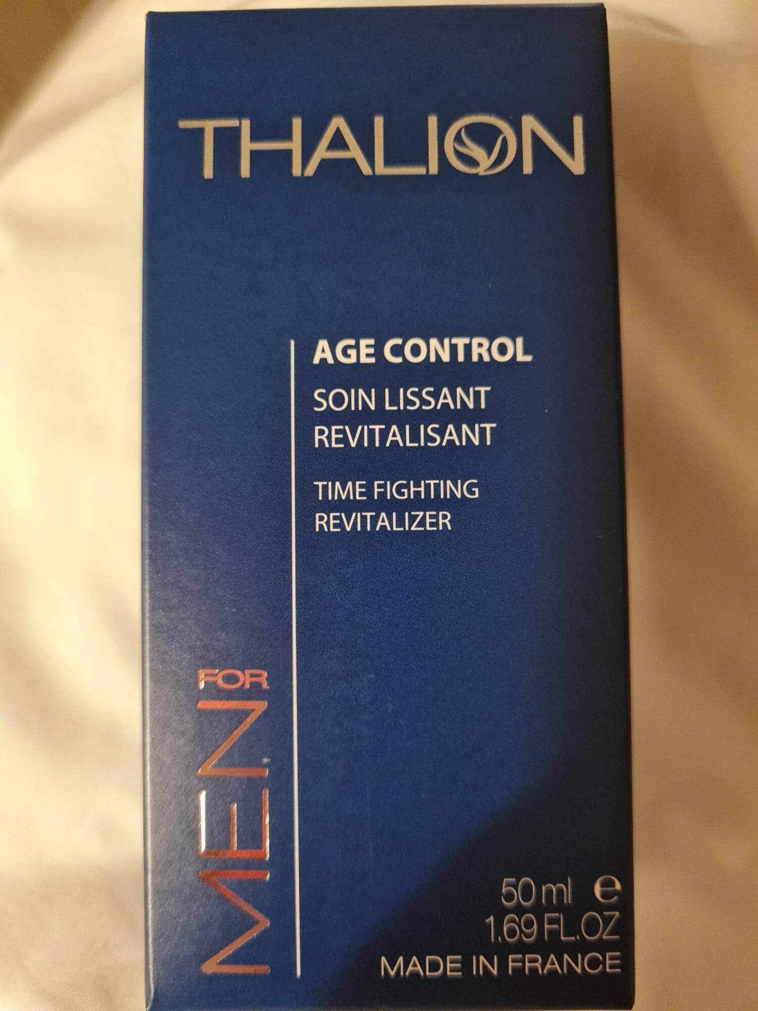 THALION - For men age control - Soin lissant revitalisant