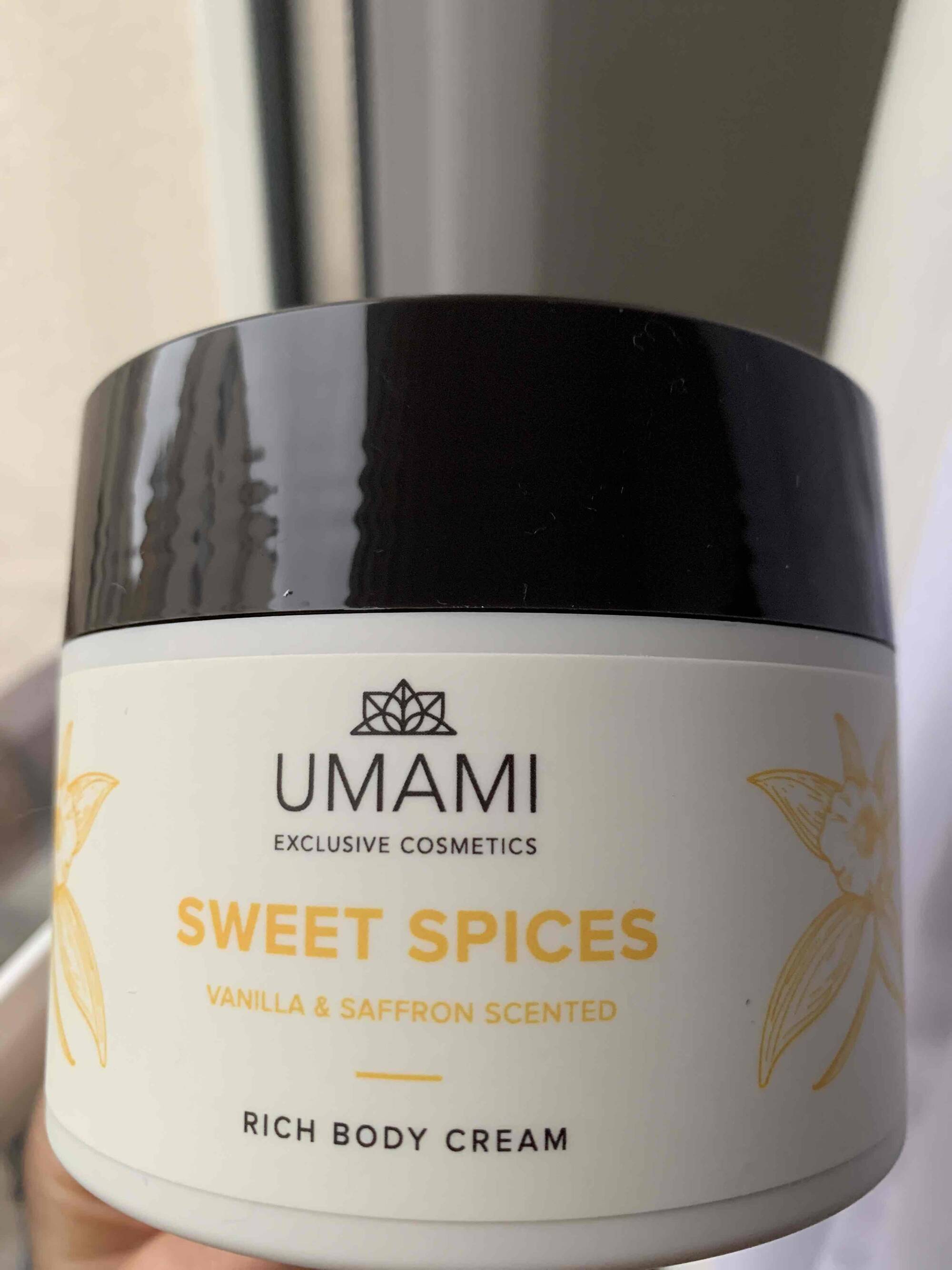 UMAMI - Sweet spices - Rich body cream