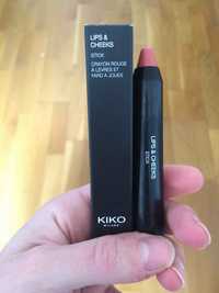KIKO - Lips & cheeks - Crayon rouge à lèvres et fard à joues