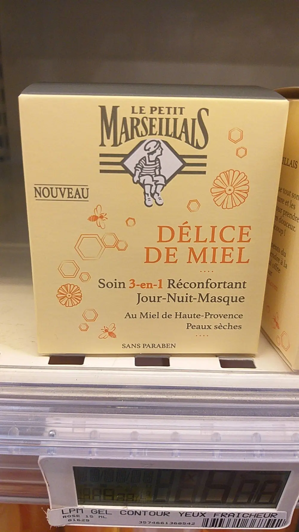 LE PETIT MARSEILLAIS - Délice de miel - Soins 3-en-1 réconfortant jour-nuit masque