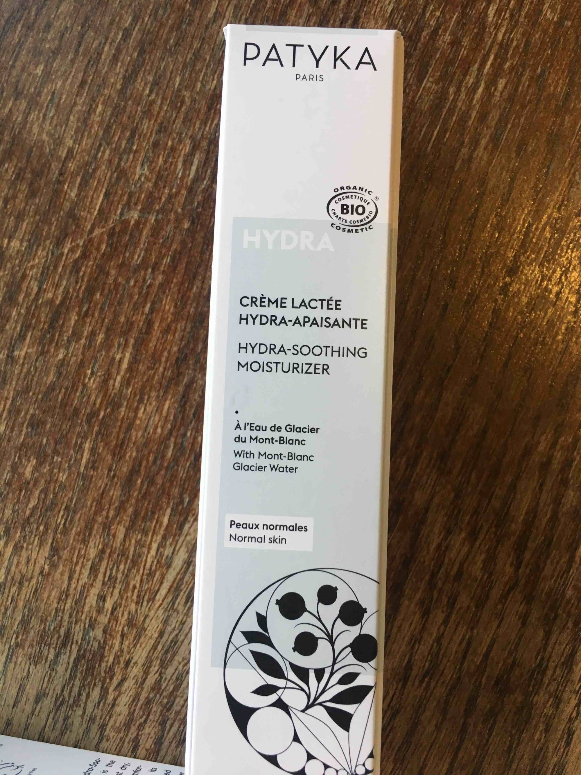 PATYKA - Hydra - Crème lactée hydra-apaisante