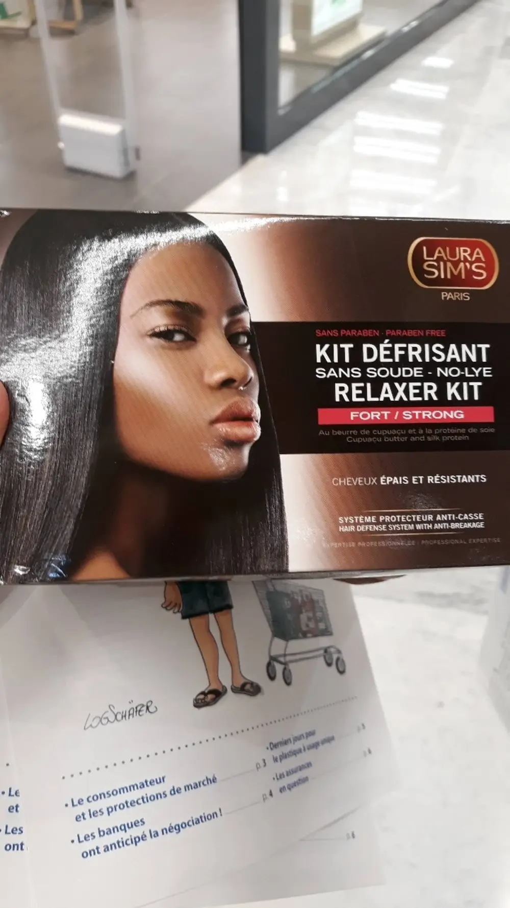 LAURA SIM'S - Kit défrisant sans soude - Relaxer kit