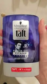 SCHWARZKOPF - Taft - Power gel titane 6