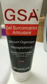 AQUASILICE - Silicium organique - Gel surconcentré articulaire