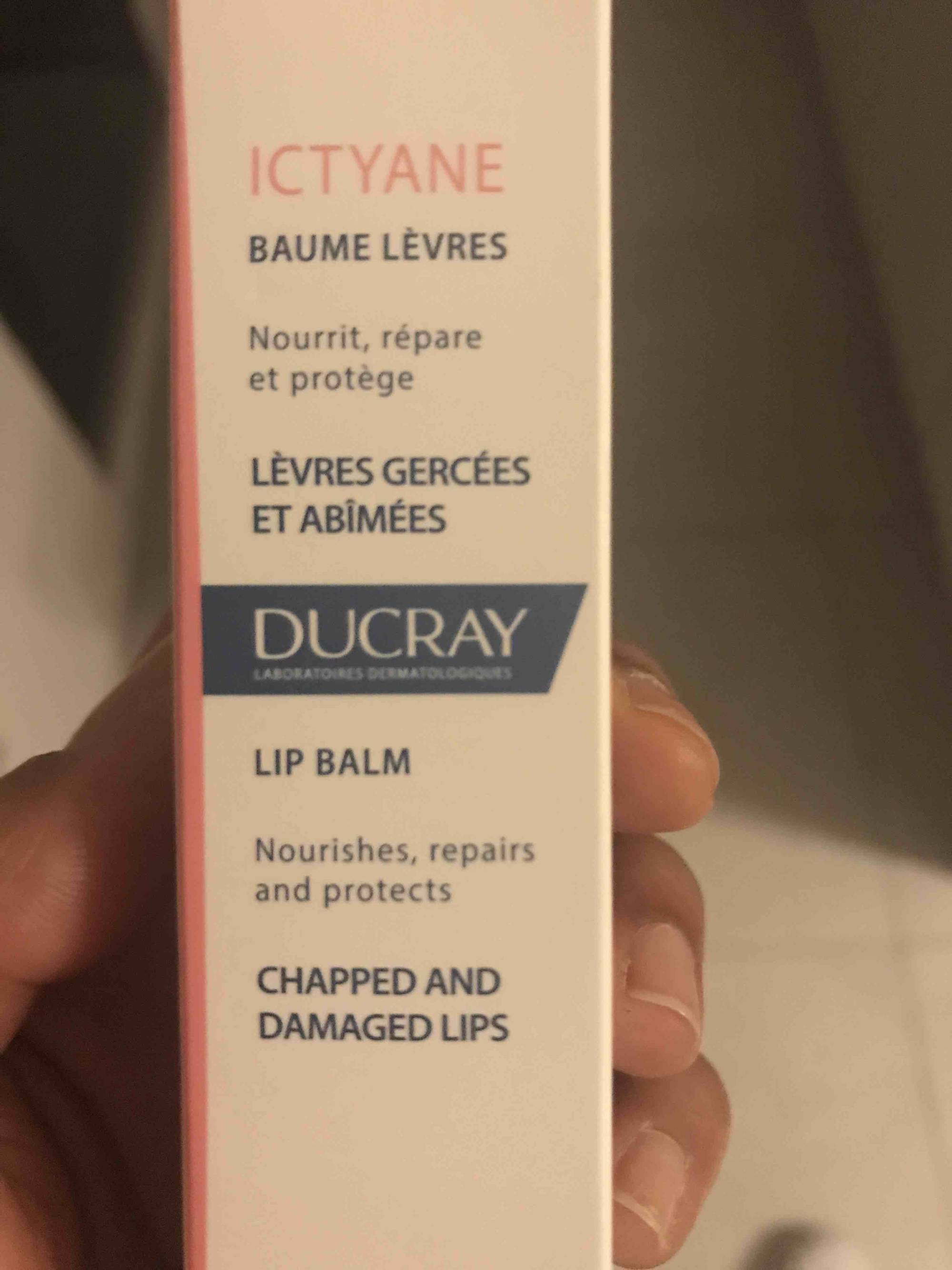 DUCRAY - Ictyane - Baume lèvres gercées et abîmées