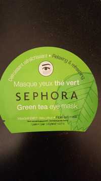 SEPHORA - Masque yeux thé vert