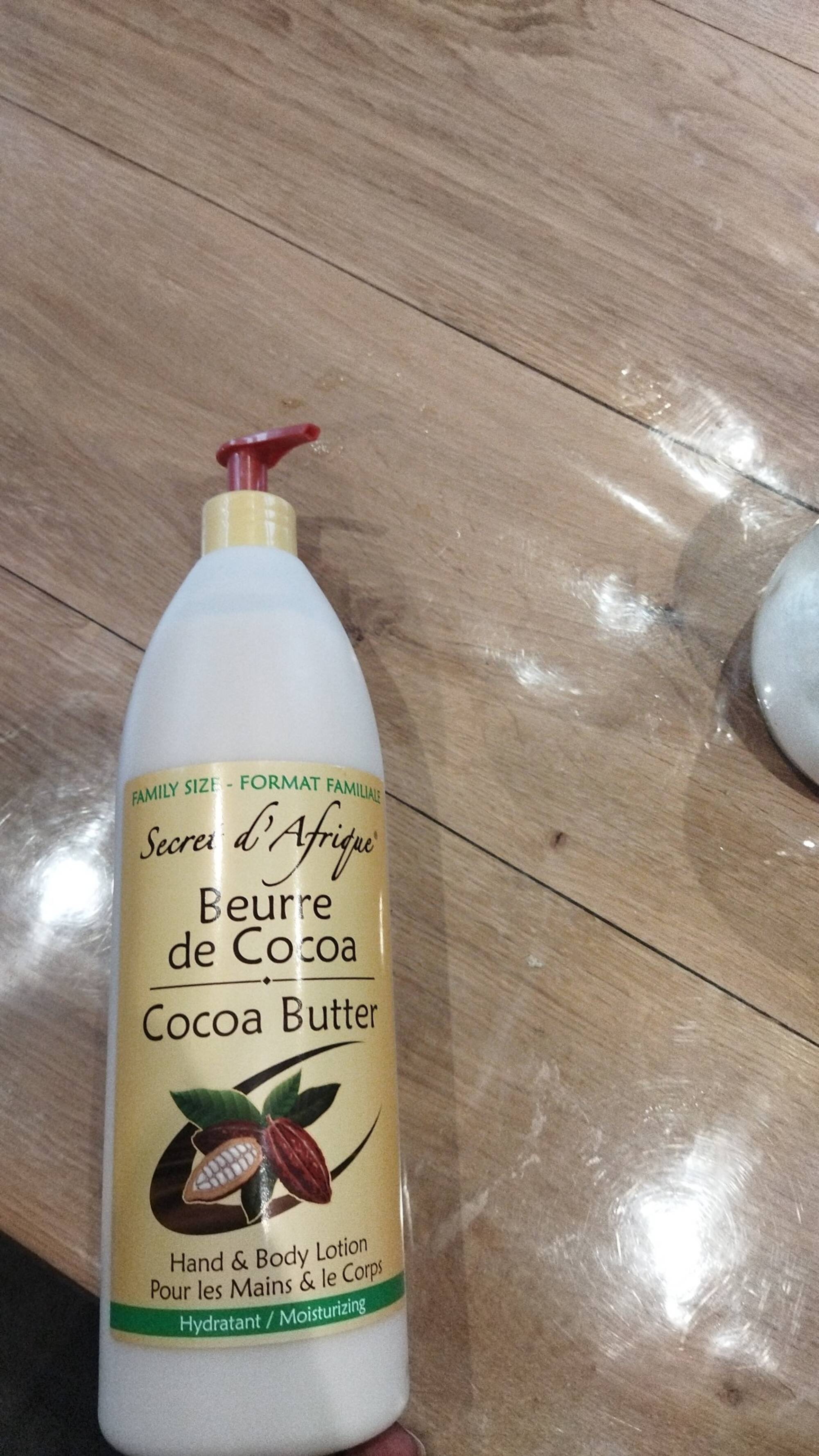 SECRET D'AFRIQUE - Beurre de cocoa