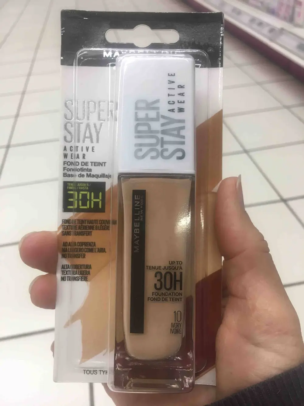 MAYBELLINE NEW YORK - Super stay - Fond de teint 10 Ivoire