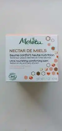 MELVITA - Nectar de miels - Baume confort haute nutrition