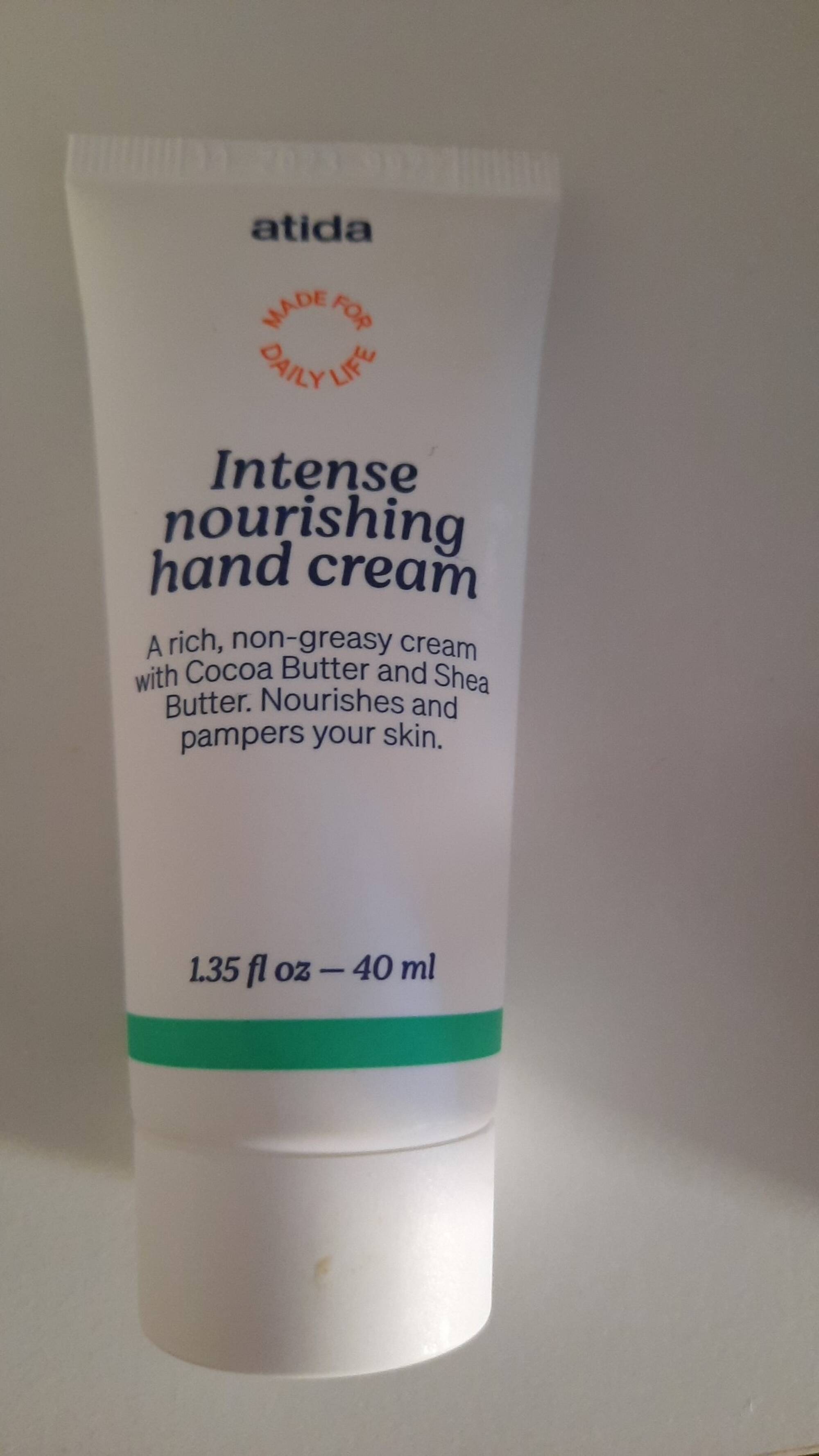 ATIDA - Intense nourishing hand cream