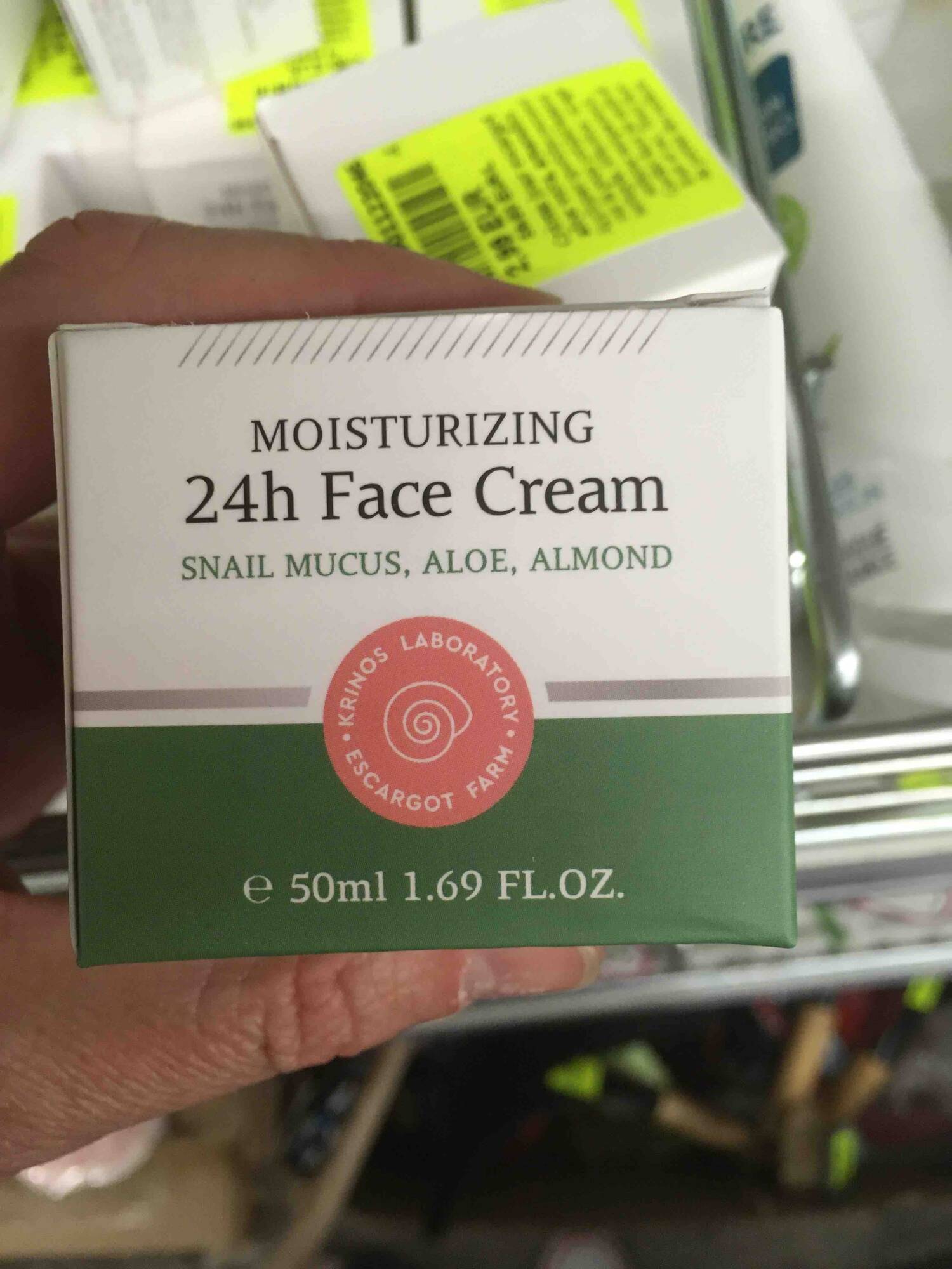 KRINOS LABORATORY - Moisturizing 24 h face cream